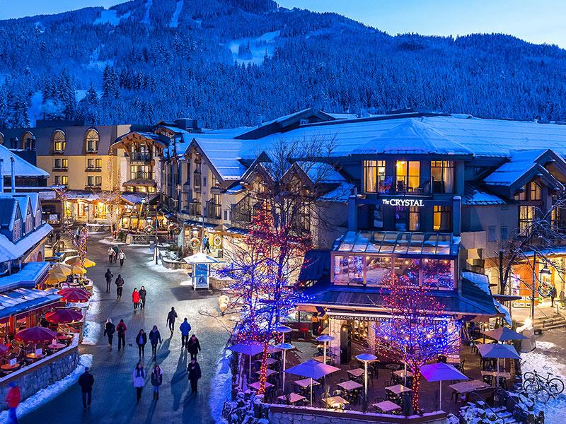 Crystal Lodge, Whistler, Vancouver Ski Area - Canada